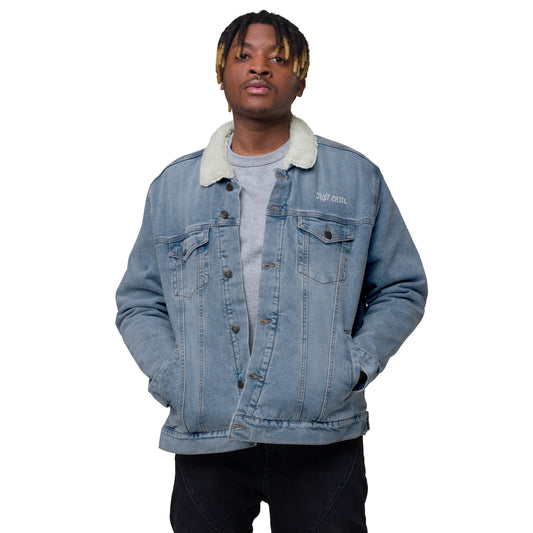 Just chill denim sherpa jacket